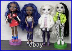 Rainbow Shadow HIGH DOLL LOT of 14 DOLLS Dressed With Shoes & Accessories Stands