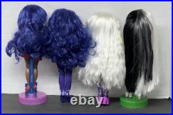 Rainbow Shadow HIGH DOLL LOT of 14 DOLLS Dressed With Shoes & Accessories Stands