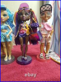 Rainbow high beach doll lot