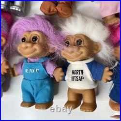 Random Lot of Troll Dolls Trolls Set Mixed Hair Color