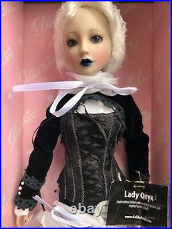 Rare Delilah Noir Lady Onyx Doll Mint Box Goth Steampunk Halloween Ashton Drake