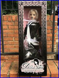 Rare Delilah Noir Lady Onyx Doll Mint Box Goth Steampunk Halloween Ashton Drake