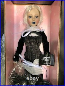 Rare Delilah Noir Lady Onyx Doll Mint Box Goth Steampunk Halloween Ashton Drake