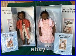 Rare Doll Sanga and Pemba 1992-1993 Summer Dreams Collection by Annette Himstedt