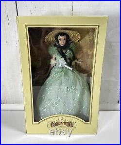 Rare Franklin Mint Gone With The Wind Scarlett O'hara Vinyl Portrait Doll Nib