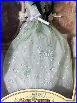 Rare Franklin Mint Gone With The Wind Scarlett O'hara Vinyl Portrait Doll Nib