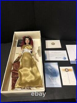 Rare Franklin Mint JULIA Roman Empress Vinyl Doll 16With COA New In Box