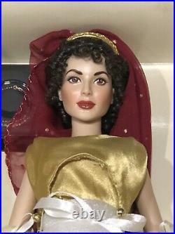 Rare Franklin Mint JULIA Roman Empress Vinyl Doll 16With COA New In Box