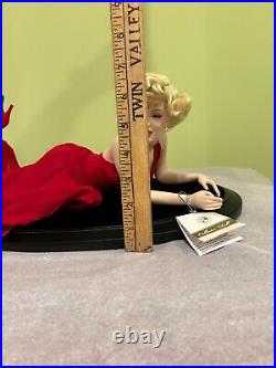 Rare Franklin Mint Marilyn FOREVER Porcelain Doll, Stand, Box, COA, with Issues