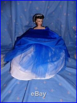 Rare Franklin Mint Scarlett O'hara Blue Portrait Vinyl 16 Doll-plus 2 Outfits