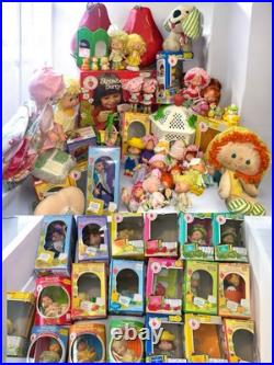 Rare! Vintage Kenner 1980s Strawberry Shortcake Dolls Huge Lot 52 Dolls W Boxes