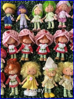 Rare! Vintage Kenner 1980s Strawberry Shortcake Dolls Huge Lot 52 Dolls W Boxes