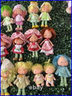 Rare! Vintage Kenner 1980s Strawberry Shortcake Dolls Huge Lot 52 Dolls W Boxes