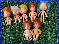 Rare! Vintage Kenner 1980s Strawberry Shortcake Dolls Huge Lot 52 Dolls W Boxes