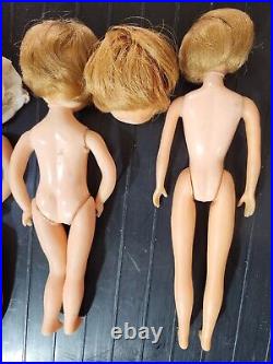 Rare Vtg 1967 Mod Marx Marlene Braniff Hostess Clone Doll And Her Sisters Lot