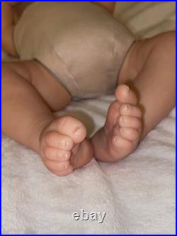 Reborn Baby Doll Realborn Jennie Awake With HUGE Accessory Lot With CoA