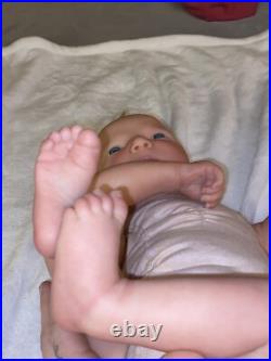 Reborn Baby Doll Realborn Jennie Awake With HUGE Accessory Lot With CoA