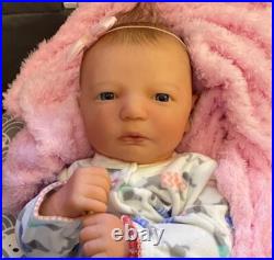Reborn Baby Doll Realborn Jennie Awake With HUGE Accessory Lot With CoA