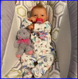 Reborn Baby Doll Realborn Jennie Awake With HUGE Accessory Lot With CoA