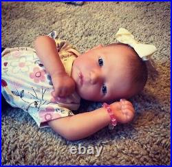 Reborn Baby Doll Realborn Jennie Awake With HUGE Accessory Lot With CoA