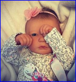 Reborn Baby Doll Realborn Jennie Awake With HUGE Accessory Lot With CoA