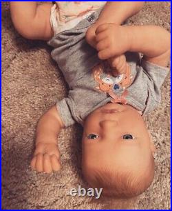 Reborn Baby Doll Realborn Jennie Awake With HUGE Accessory Lot With CoA