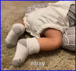 Reborn Baby Doll Realborn Jennie Awake With HUGE Accessory Lot With CoA