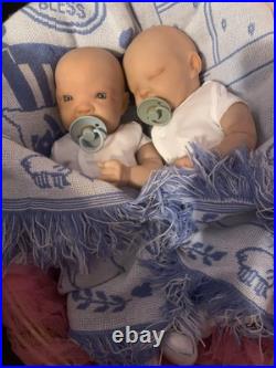 Reborn Baby Twins- belly Plates Lifelike Newborns. Weighted 5-7 & 5-6