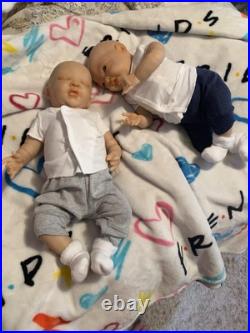 Reborn Baby Twins- belly Plates Lifelike Newborns. Weighted 5-7 & 5-6