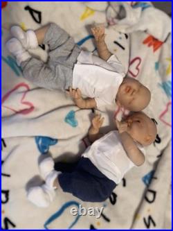 Reborn Baby Twins- belly Plates Lifelike Newborns. Weighted 5-7 & 5-6