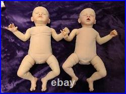 Reborn doll TWINS Genevieve & Josephine by Cassie Brace, LE 167/800 & 382/500