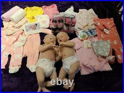 Reborn doll TWINS Genevieve & Josephine by Cassie Brace, LE 167/800 & 382/500