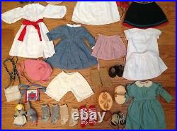 Retired Pleasant Company American Girl Kirsten Larson Doll 18 In Clothes Lot 30