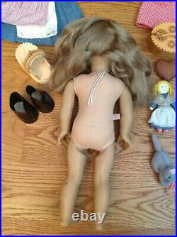 Retired Pleasant Company American Girl Kirsten Larson Doll 18 In Clothes Lot 30