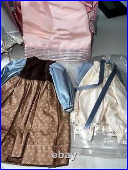 Robin Woods Vtg Fantasy Cinderella Pink Trunk & Doll clothes access lot 1988 89
