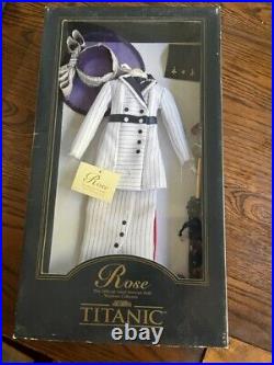 Rose Official Vinyl Doll 16 Titanic Blue White Boarding The Franklin Mint