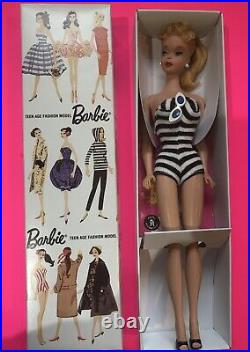 STUNNING Vintage #4 Blonde BARBIE withBox SS Heels Book Solid Body, MINT 60s