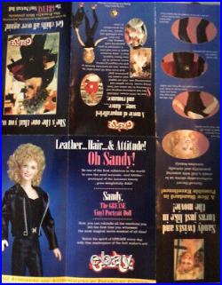 Sandy Doll from movie Grease and wardrobe change. Franklin Mint