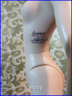 Scarlett O'Hara BBQFranklin Mint 15 Nude Vinyl Portrait Doll ONLY