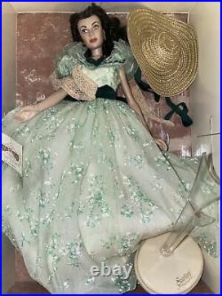 Scarlett O'Hara GONE WITH THE WIND Franklin Mint Vinyl Portrait Doll BBQ Doll