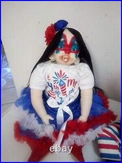 Set of 2 American Reborn Clown Dolls
