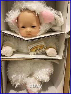 Set of 5 Dolls Berenguer La Newborn Barnyard Cuties soft Vinyl Dolls 9.5