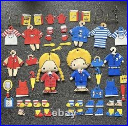 Showa Retro Sanrio Patty Jimmy Dress-Up Vinyl Doll Vintage Sanrio Mint