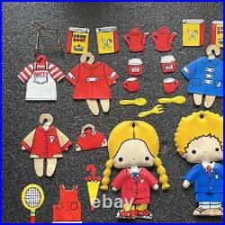 Showa Retro Sanrio Patty Jimmy Dress-Up Vinyl Doll Vintage Sanrio Mint