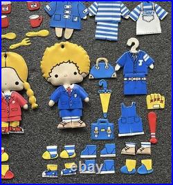 Showa Retro Sanrio Patty Jimmy Dress-Up Vinyl Doll Vintage Sanrio Mint