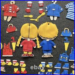 Showa Retro Sanrio Patty Jimmy Dress-Up Vinyl Doll Vintage Sanrio Mint