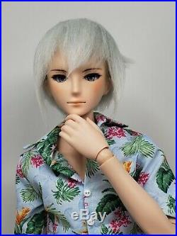 Smart Doll Eiji Discontinued Milk 1/3 Doll and Clothes Lot