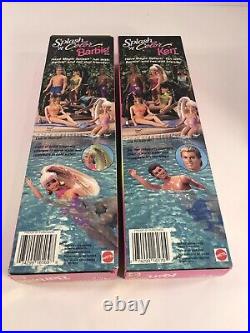 Splash n Color Barbie Lot of 6 New in Box Set RARE HTF MAGIC SPLASH DOLL SET