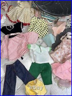 Sweet Betsy McCall Pretty Pac Plaid Case 1950's P Mark Doll 10 Outfits & Access