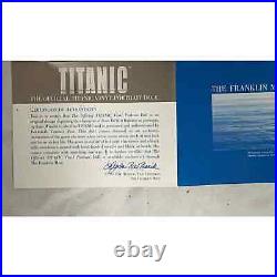 TITANIC ROSE The Official Vinyl Portrait Doll 16 Franklin Mint With COA NRFB